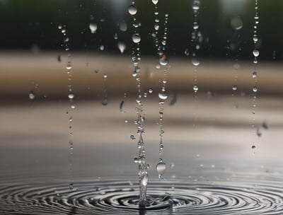 A close-up view of turbulent water with swirling patterns and bubbles creating a dynamic texture on the surface. The water appears to be in motion with a mix of darker and lighter areas reflecting the light.