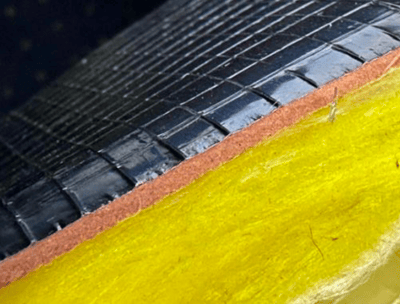 ASTM E84-certified acoustic pipe lagging for noise and fire resistance.