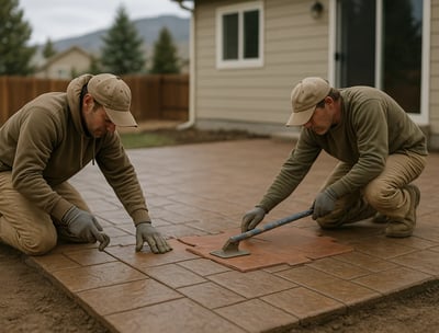 stamped concrete