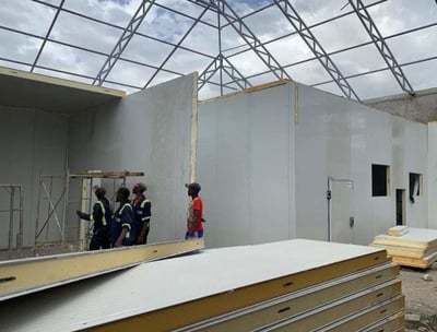 installation of a cold storage
