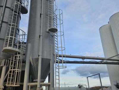 silo for filler or powder