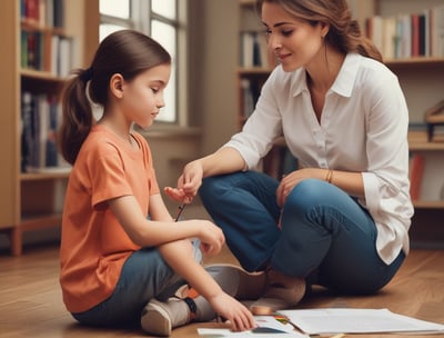 A speaker stands at a podium in a dimly lit room with an audience seated at tables. A large screen displays text about imposter syndrome. The room has industrial-style lighting and brick walls, creating a cozy atmosphere.