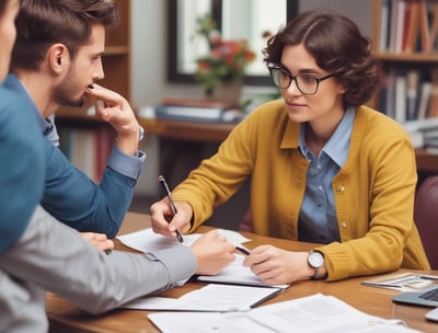 A wooden table features three cards spread out. One card shows an image of a child wearing jeans and a gray shirt, with hands in pockets. Another card displays an old, weathered doll face. The third card, placed diagonally, has the text 'POINTS OF YOU' printed on it. The colors are warm and subdued, with a focus on browns and grays.