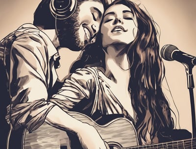 creative songwriting verliebtes paar