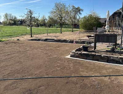 Erschaffung-Gartenanlage