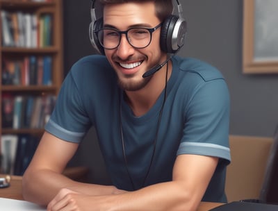 person using Android smartphone
