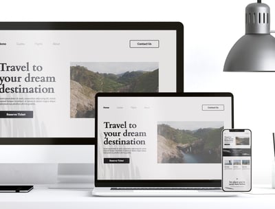 Creazione siti web professionali per PMI Torino visualizzati su diversi dispositivi