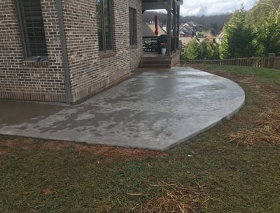 durable strong high quality small concrete patio