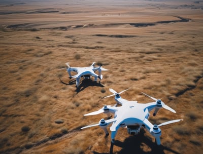 Clusters of blue lights on the tips of fiber optic cables create a captivating visual of glowing dots against a dark background.