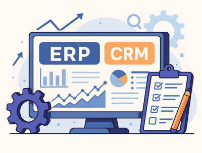 Custom CRM and ERP development to manage sales, leads, and inventory for business efficiency