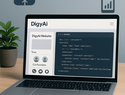 DigyAi Modern responsive website design and development service for business growth