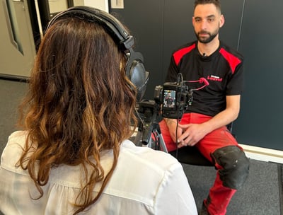 Interview corporate de l'entreprise louvel à vitré en compagnie de léa olivier vidéaste