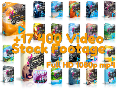 +17 400 video stock footage Full HD