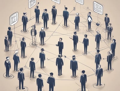 Scrabble tiles arranged to spell 'ONLINE MARKETING' on a wooden table with a textured surface.