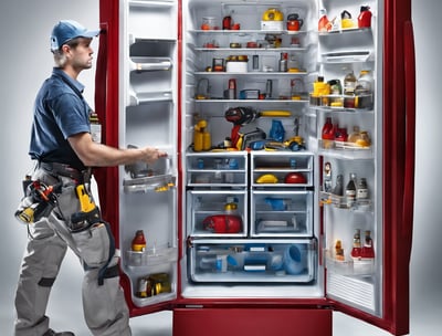 beverage can in refrigerato