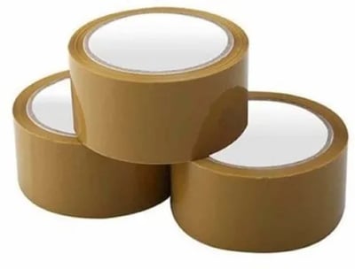 three rolls of tape tape on a white background