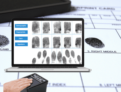 live fingerprinting