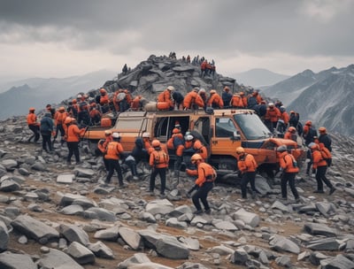 A hand holding a smartphone in front of a wooden background. The phone screen displays a financial investment application with the text 'The smartest thing to do with your money'. Below it, there are illustrations of stacked coins and a call-to-action button labeled 'Start investing'.