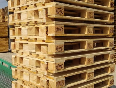 Certified EPAL wooden pallets for safe and efficient logistics