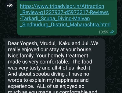 Reviews-Tarkarli_Scuba_Diving-Malvan_Sindhudurg_District_Maharashtra