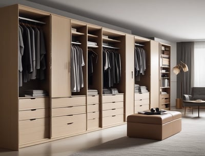 Two yellow moving trucks are parked on a dirt road next to a building. The trucks are labeled with 'Agarwal Packers & Movers,' indicating they are used for transporting goods. The background includes a simple building with minimal decoration and some greenery.