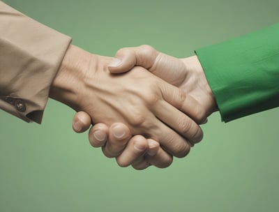 a handshake