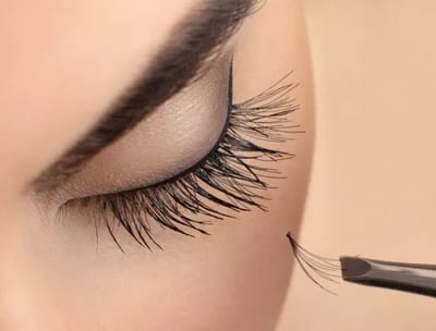 a woman's eyelashes are the most important parts
