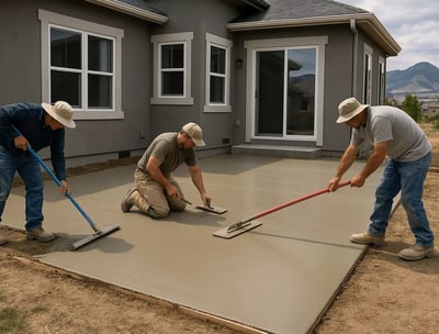 concrete flatwork castle rock, co