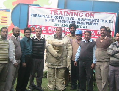 Fire Safety Equipment Training of SK Fire Protection