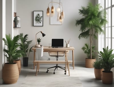 A supermarket aisle filled with various cleaning products, organized neatly on shelves. Promotional sale tags are visible on many items, indicating discounted prices. A promotional stand-up banner on the left features a smiling woman holding clean laundry, with a slogan in Hindi.