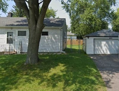 Independent ranch home with 3 beds, 1 bath, 2 car garage, private backyard ,having central heating