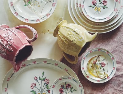 Blue Ridge China , Hand Painted Dinnerware