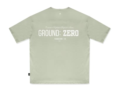 Flat lay of a t-shirt