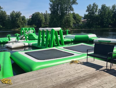 Inflatable park of Riga Party Port