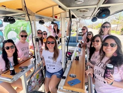 Hen party at Riga Beer Bike