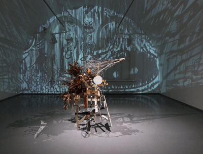 Hedy Leung's  'Assemble' Ikebana performance at HIAP Helsinki presented by PF25 cultural projects