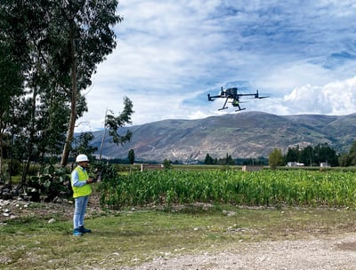 monitoreo topografíco de cultivos con drones