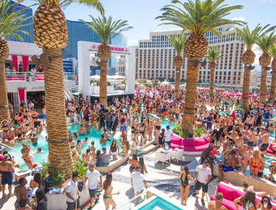 Explore Las Vegas dayclub crawls with poolside vibes, luxury party buses, and VIP skip-the-line access.