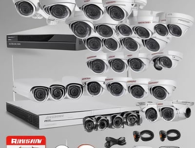 Kit de vidéosurveillance Hikvision - 16 caméras extérieures + 1 DVR