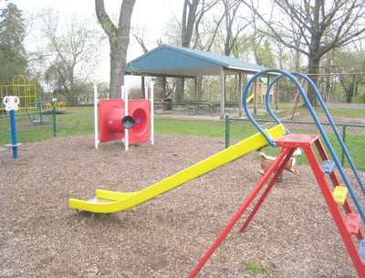The playground at Crescent Hills Park