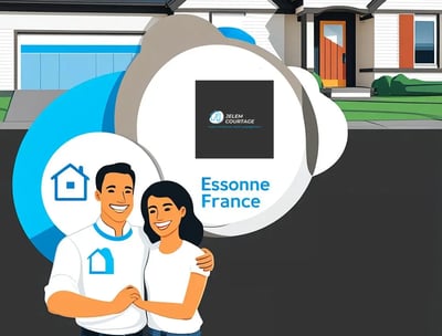 Un couple qui achète sa maison et la finance  avec Jeem Courtage