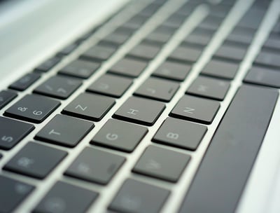 a laptop computer keyboard