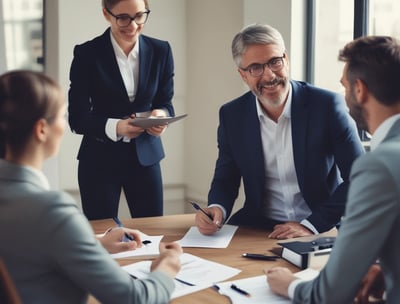 coffee mug near open folder with tax withholding paper