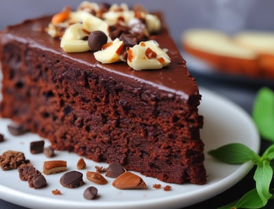 alt="Gateau chocolat courgette dessert sain en Martinique"