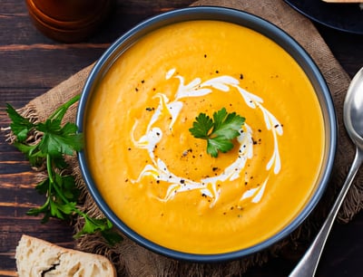 alt="Recette velouté de giraumon"