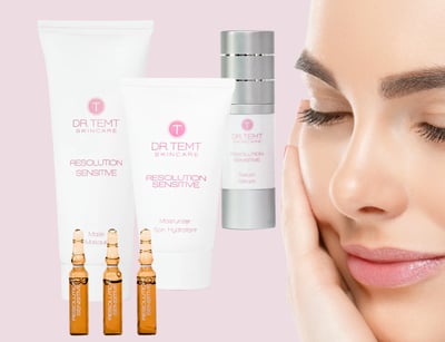 dr. temt resolution sensitive skincare line