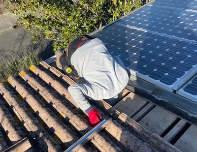 Recherche de fuite lié aux panneaux photovoltaïques