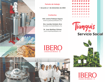 Diseño para programa académico Tianguis de servicio social Universidad Iberoamericana