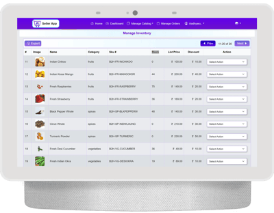 Aadhyarupam Seller Solution - Order Management System