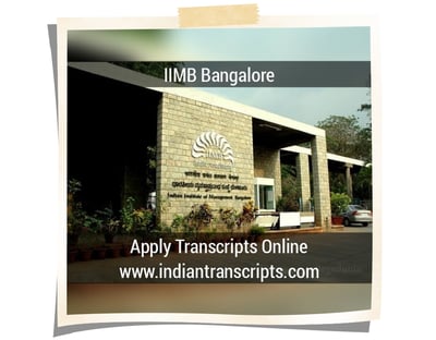 IIMB Bangalore Transcript Online